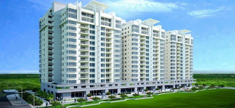 Không gian xanh mát, yên bình bên trong khu vực chung cư Thủ Thiêm Star